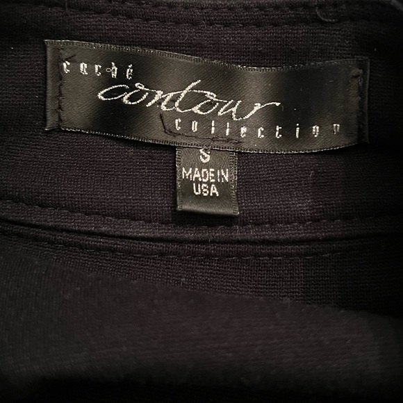 CACHE BLACK CONTOUR ZIP UP JACKET - Picture 7 of 10